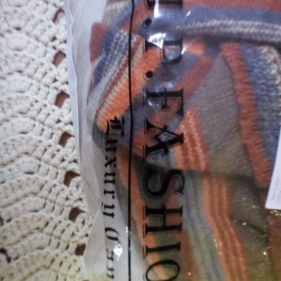 Women's Open Front Knited Tassels Slash Loose Cardigan Crew Neck Speckled Fringe - Picture 6 of 8